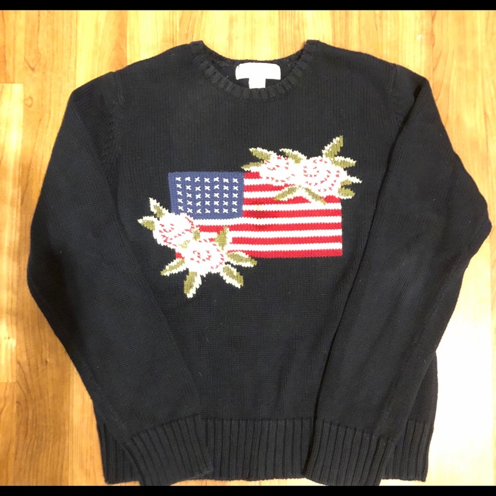 American Flag Sweater